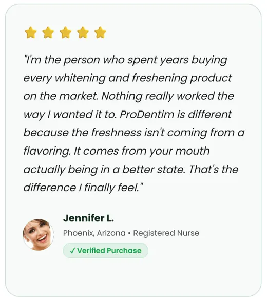 Testimonial from the seller's advertising, attributed to Jennifer L., Phoenix, Arizona